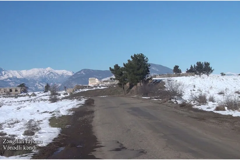Footage from Vanadli village of Zangilan
