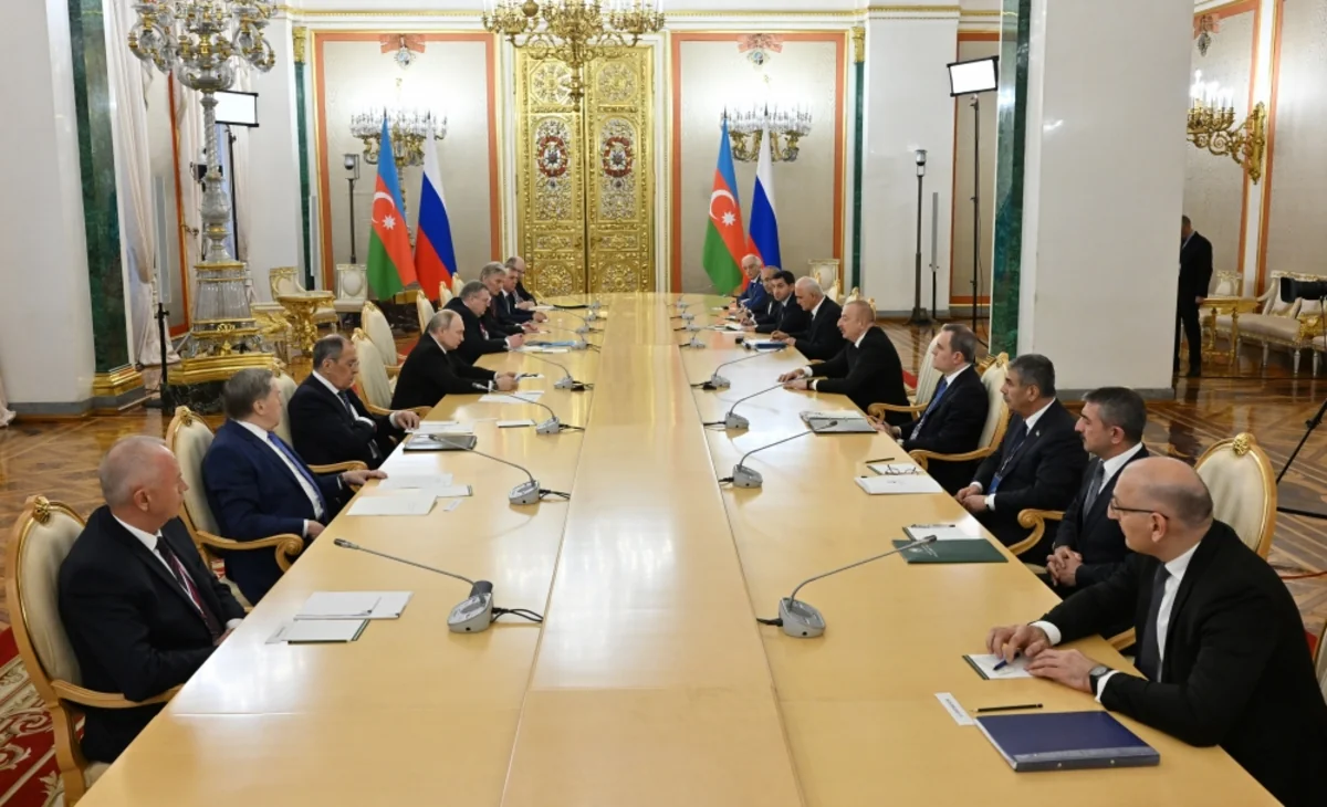 Moskvada Prezident İlham Əliyevin Prezident Vladimir Putinlə görüşü olub - YENİLƏNİB - 2