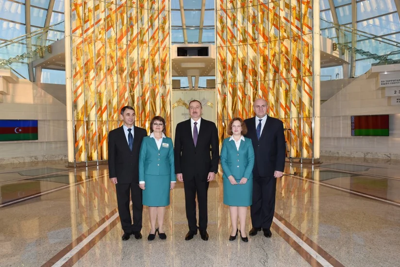 Prezident İlham Əliyev Belarus Dövlət Böyük Vətən Müharibəsi Tarixi Muzeyi ilə tanış olub