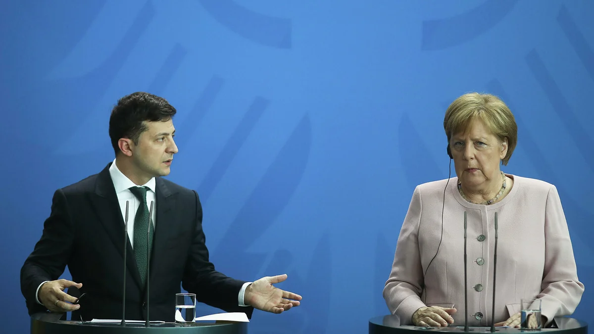 Merkel to meet Zelensky in Kyiv