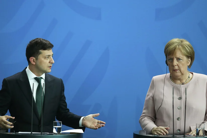 Merkel to meet Zelensky in Kyiv