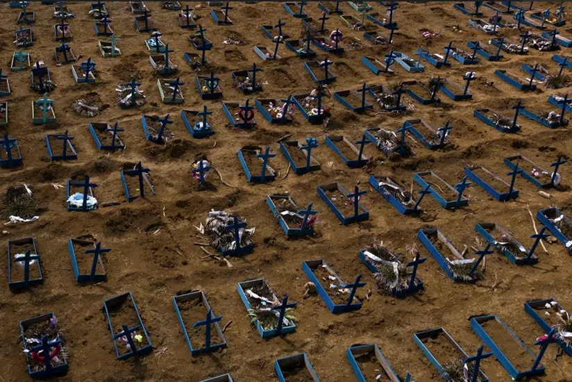 Braziliyada koronavirus xəstələrinin sayı 2,4 milyonu ötdü