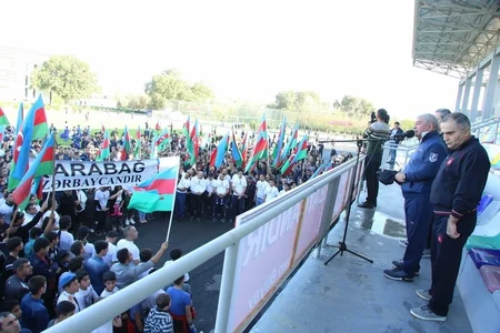 Ağcabədidə Prezidentin “Qarabağ Azərbaycandır və nida işarəsi” mesajına dəstək məqsədilə yürüş-mitinq keçirilib