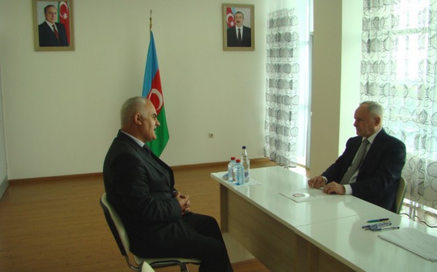 Azərbaycanın səhiyyə naziri Şəkidə vətəndaşları qəbul edib