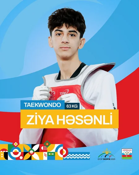 EYOF-da Azərbaycanı 8 taekvondoçu təmsil edəcək