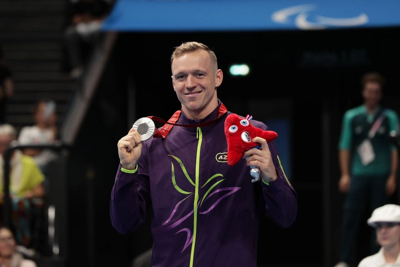 Paris-2024: Azərbaycan paraüzgüçüsü gümüş medal qazanıb
