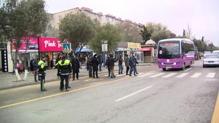 Sumqayıtda polis reyd keçirib, sərnişinlər və sürücülər cərimələnib