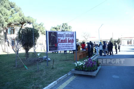 Xocalı soyqırımının qurbanı olan uşaqların xatirəsinə Bakıda 63 ağac əkilib