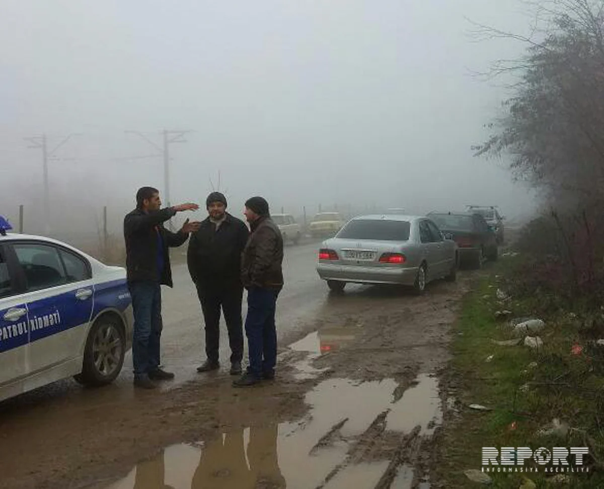 Tovuzda zəncirvari avtomobil qəzası baş verib, 4 nəfər yaralanıb - FOTO - YENİLƏNİB