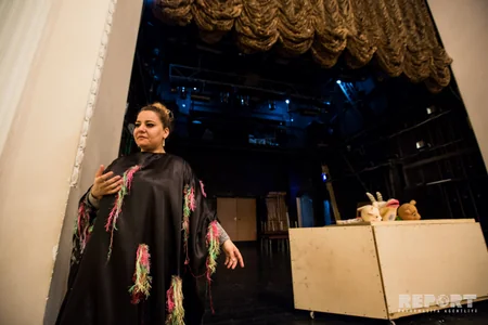 Dövlət Kukla Teatrından - REPORTAJ