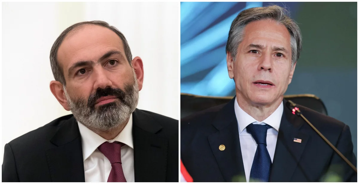 Pashinyan briefs Blinken on Brussels talks