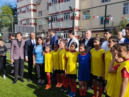 Sabirabadda Sağlam məhəllənin açılışı olub