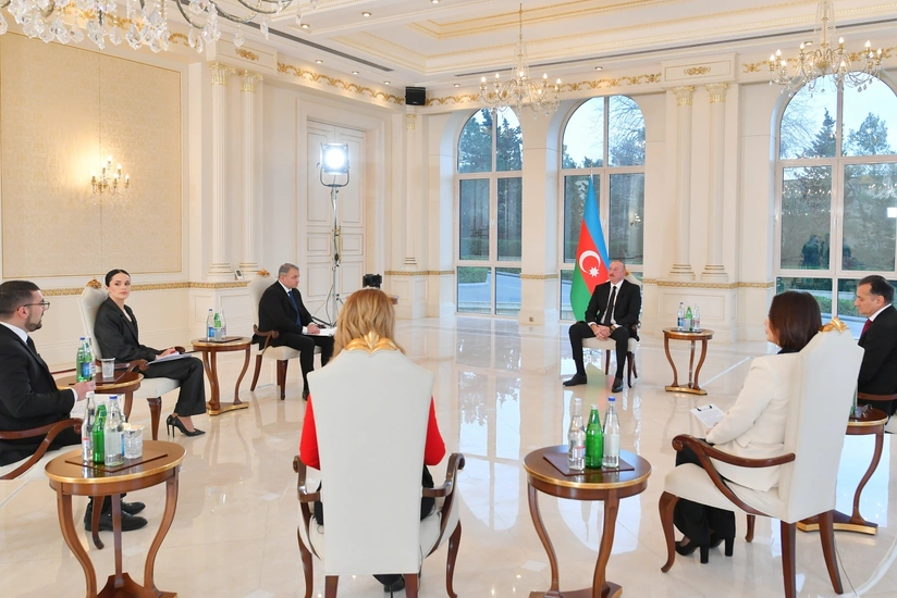 Prezident İlham Əliyev yerli televiziya kanallarına müsahibə verib - YENİLƏNİB