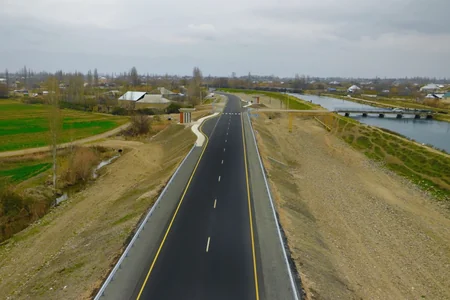 Mingəçevir-Bəhramtəpə yolunun 26 kilometrlik hissəsi istismara verilib