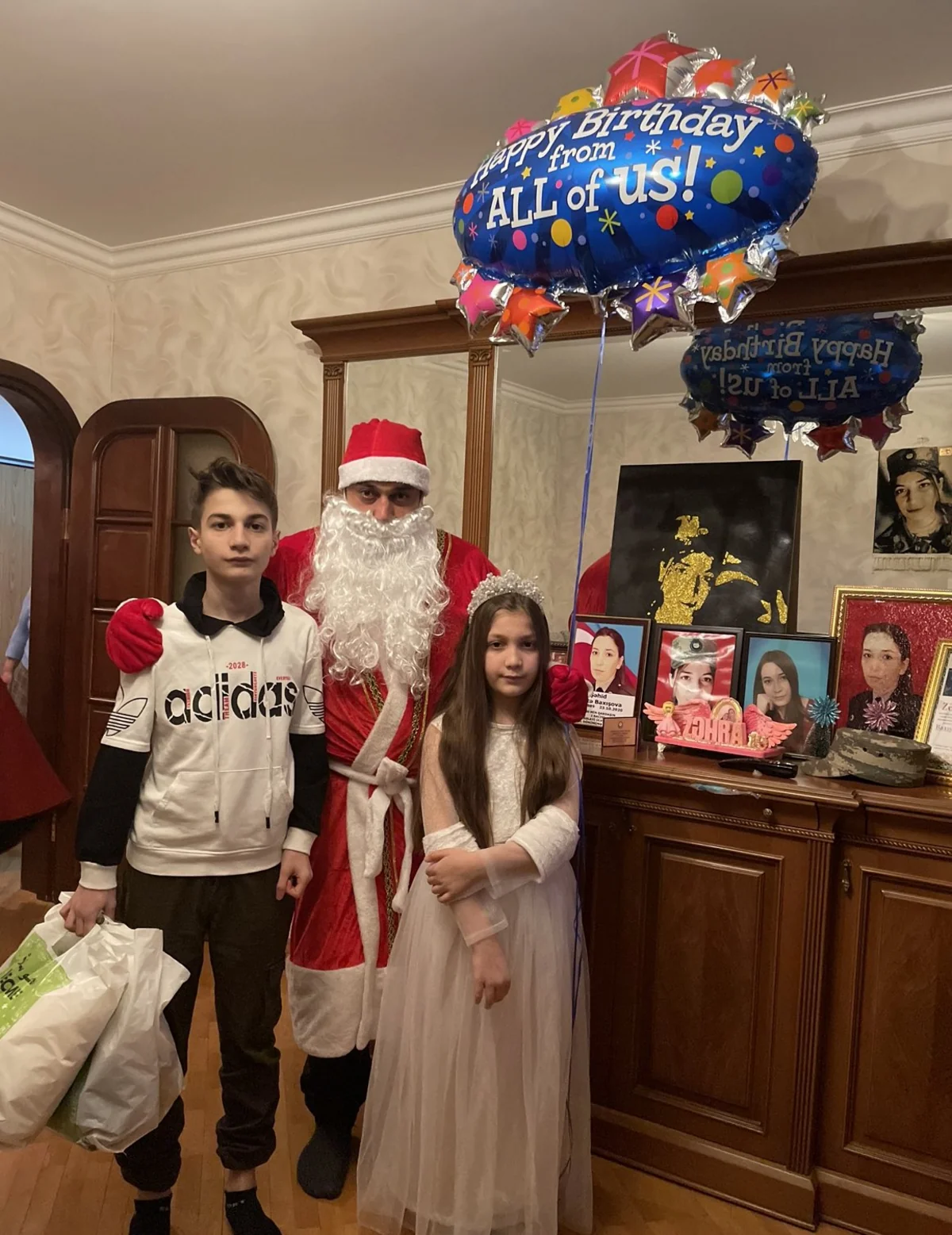 Komitə və diaspor fəalları şəhid Arəstə Baxışovanın oğlunun ad gününü təbrik edib