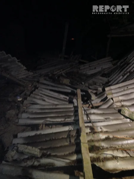 Güclü zəlzələ Ağdam və Tərtərdə yaşayış evlərini uçurub - FOTO - YENİLƏNİB