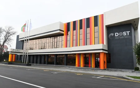 President Ilham Aliyev attends opening of DOST center No2