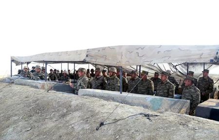 Проведен основной этап командно-штабных военных игр с боевой стрельбой