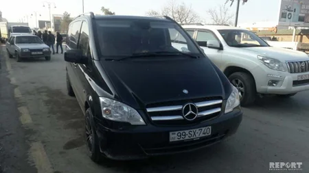 Qubada zəncirvari yol qəzası baş verib, avtomobillərə ziyan dəyib - FOTO