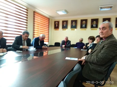 Coğrafiya İnstitutunda yığıncaq keçirilib