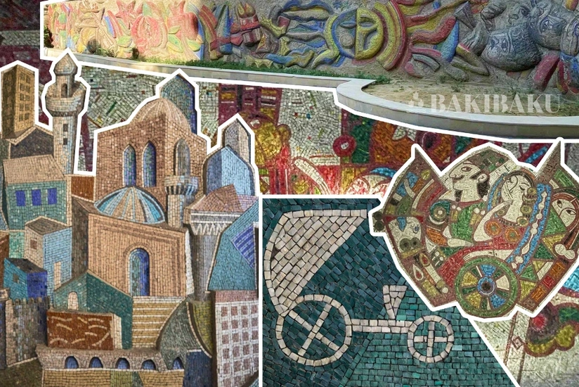 Bakıda bina və parklarda mozaika kompozisiyaları bərpa ediləcək