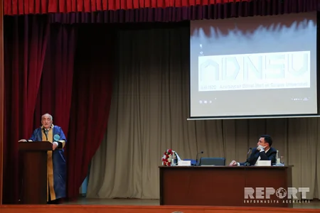Xoşbəxt Yusifzadəyə Azərbaycan Dövlət Neft və Sənaye Universitetinin fəxri professoru adı verilib - FOTO