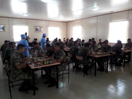 ​В прифронтовой зоне сдана в эксплуатацию очередная воинская часть