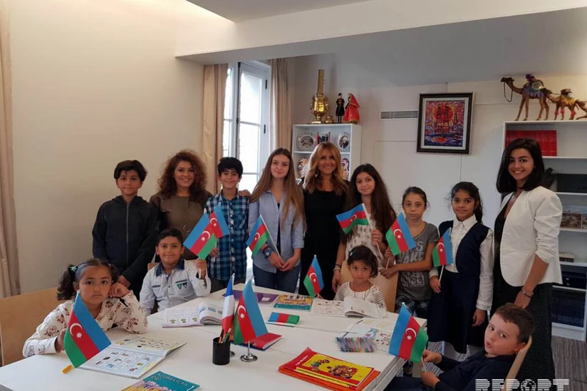 Parisdə Azərbaycan məktəbi yeni tədris ilinə start verib - FOTO - VİDEO
