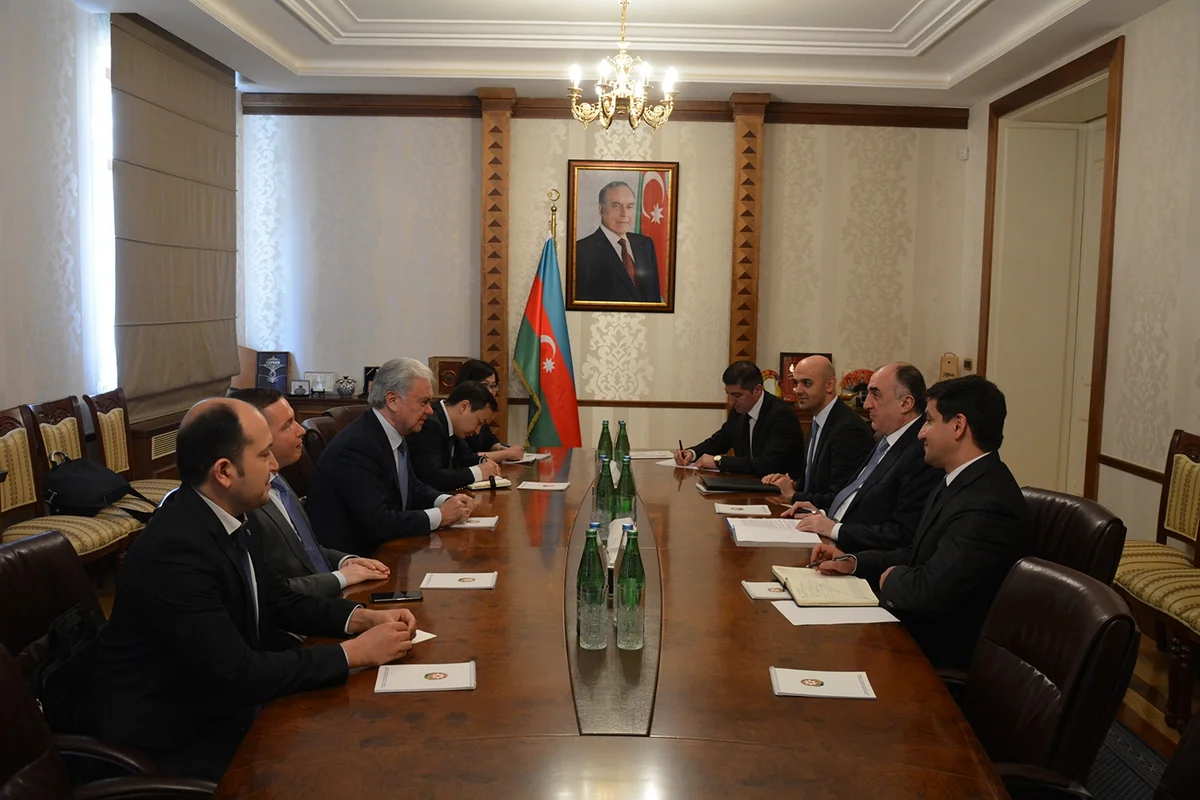 Elmar Məmmədyarov Şanxay Əməkdaşlıq Təşkilatının nümayəndə heyəti ilə görüşüb