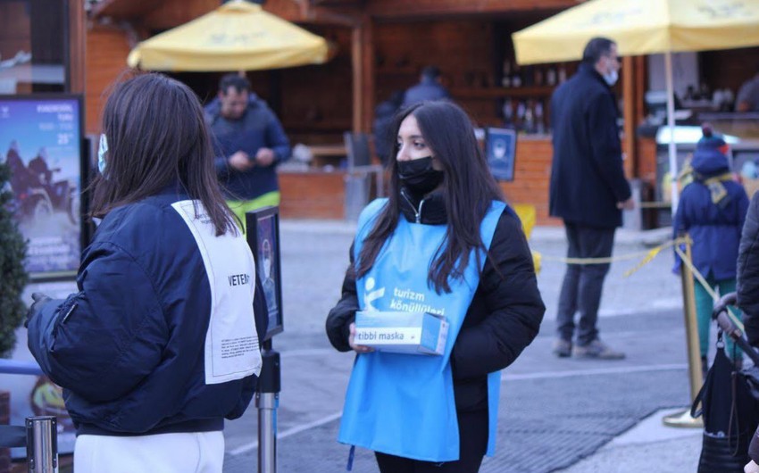 Turizm könüllüləri “Şahdağ” və “Tufandağ”a dəstək göstəriblər