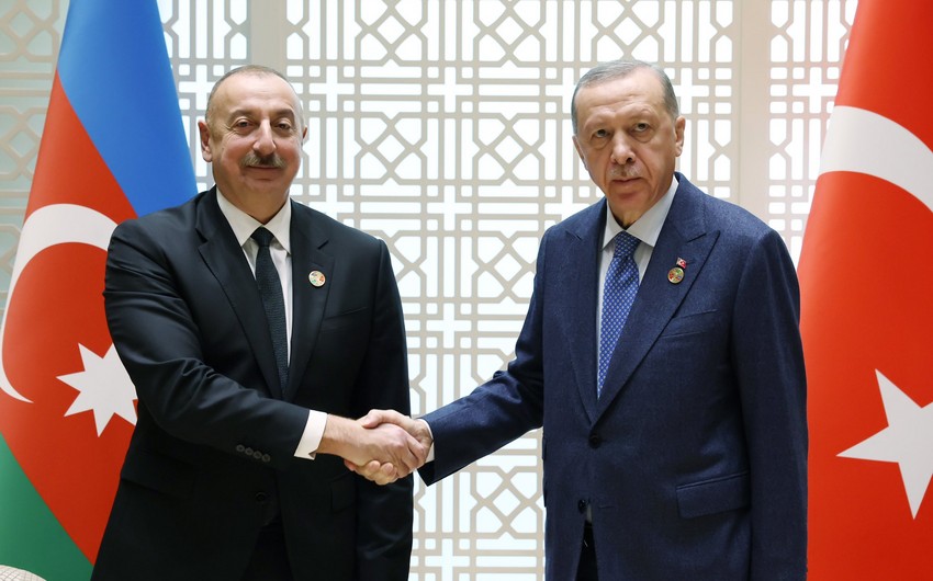  TDT-nin fövqəladə Zirvə Görüşü: Ərdoğan Azərbaycan Prezidentini qarşılayıb