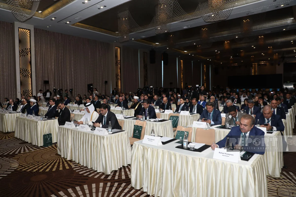 Participants of int'l scientific conference in Baku take joint commemorative photo