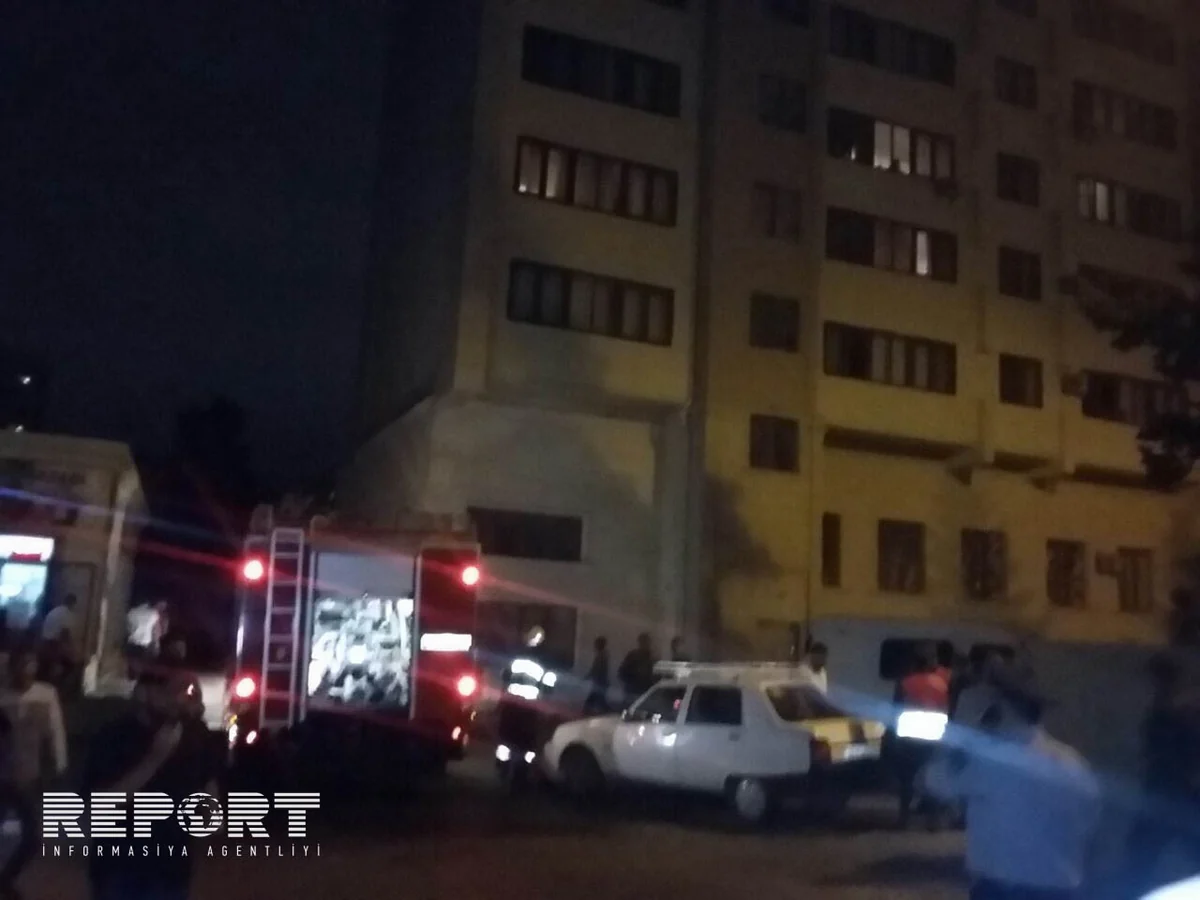 ​FHN Binəqədi rayonunda binada yanğınla bağlı məlumat yayıb