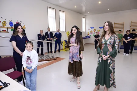 Leyla Aliyeva and Arzu Aliyeva visit Nakhchivan
