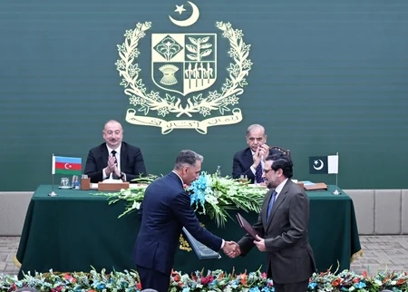 Ceremony to exchange documents signed between Azerbaijan and Pakistan held in Islamabad