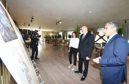 Azərbaycanın “Milan Ekspo 2015” sərgisindəki milli pavilyonu Dənizkənarı Milli Parkda yenidən qurulub