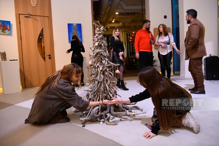“Nine Sense” art-mərkəzində “ART-ELKA” sərgisinin açılışı olub