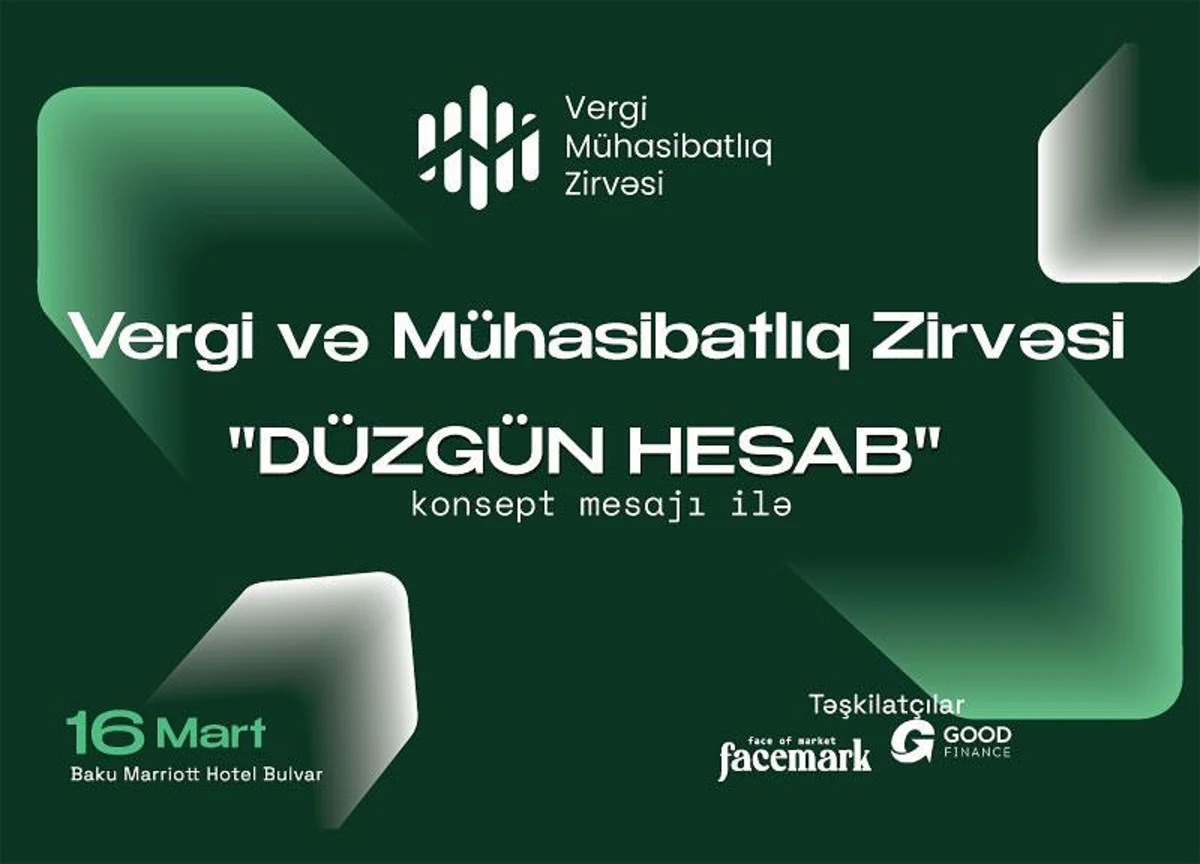 Vergi və Mühasibatlıq Zirvəsinin spikerləri bəlli oldu! - FOTO - VİDEO