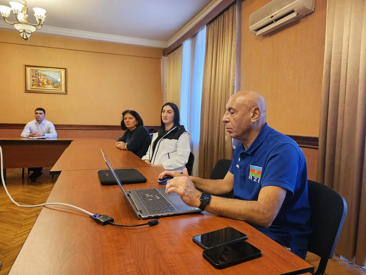 Azərbaycan voleybol millilərinin rəhbəri Gəncə və Tovuzda seminar keçirib
