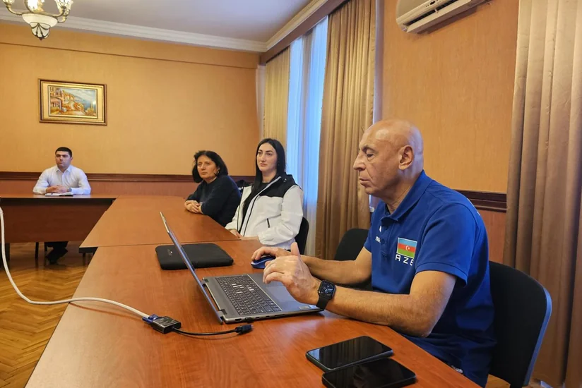Azərbaycan voleybol millilərinin rəhbəri Gəncə və Tovuzda seminar keçirib