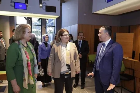 Türkiyənin ailə və sosial xidmətlər naziri DOST Agentliyində olub