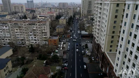 Bakının Həsən Məcidov küçəsinin bir hissəsi təmir olunub