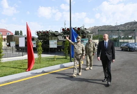 Prezident İlham Əliyev N saylı hərbi hissənin açılışında iştirak edib - YENİLƏNİB