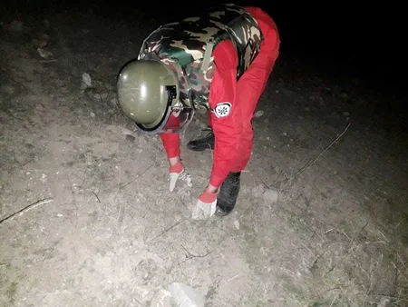 Ötən ay 2 ədəd piyada əleyhinə, 10 ədəd tank əleyhinə mina zərərsizləşdirilib