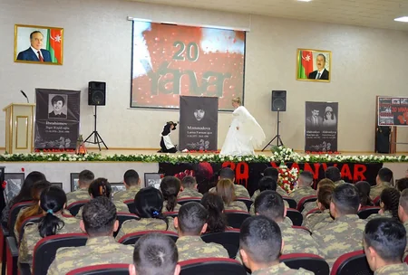 20 Yanvar faciəsinin ildönümü ilə bağlı anım tədbiri keçirilib - VİDEO