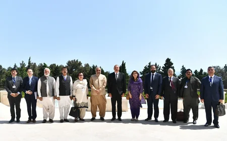 Azərbaycan Prezidenti Pakistan Milli Assambleyasının sədrini qəbul edib - YENİLƏNİB