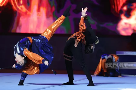 Milli Gimnastika Arenasında Dünya Kubokunun açılış mərasimi keçirilib