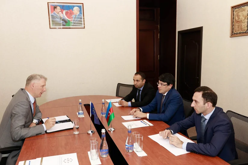 Fuad Muradov Avropa İttifaqının Azərbaycandakı nümayəndəliyinin rəhbəri ilə görüşüb