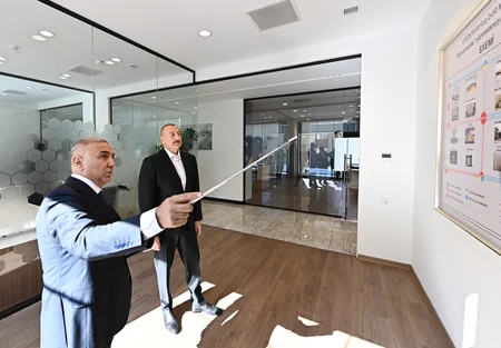 President inaugurates new power substation, Digital Network General Management Center