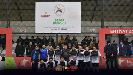 “Zəfər Kuboku” futbol çempionatının qalibləri mükafatlandırıldı